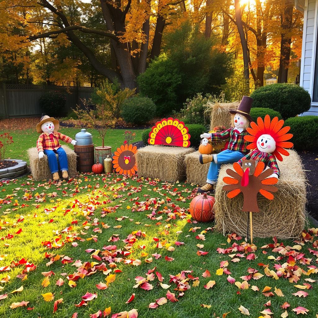 thanksgiving yard decorations