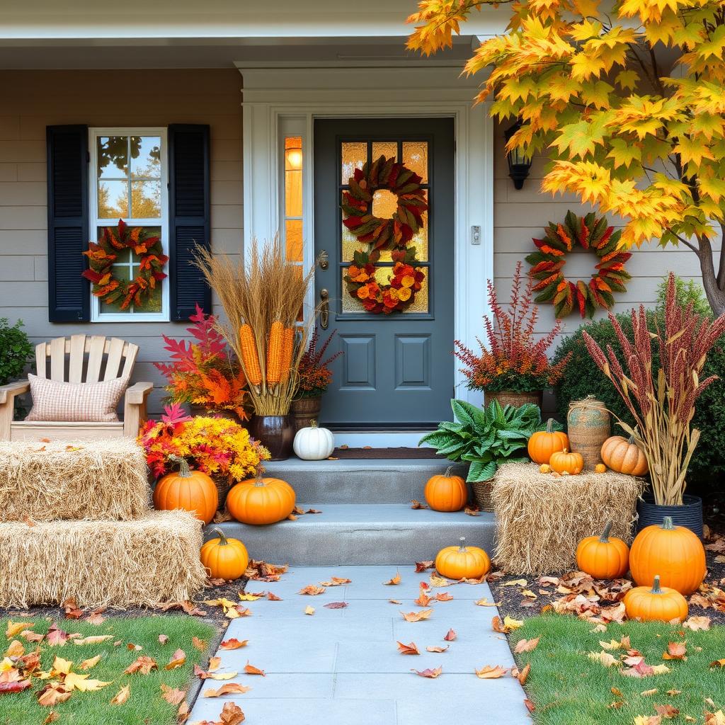 transitioning fall to thanksgiving decor