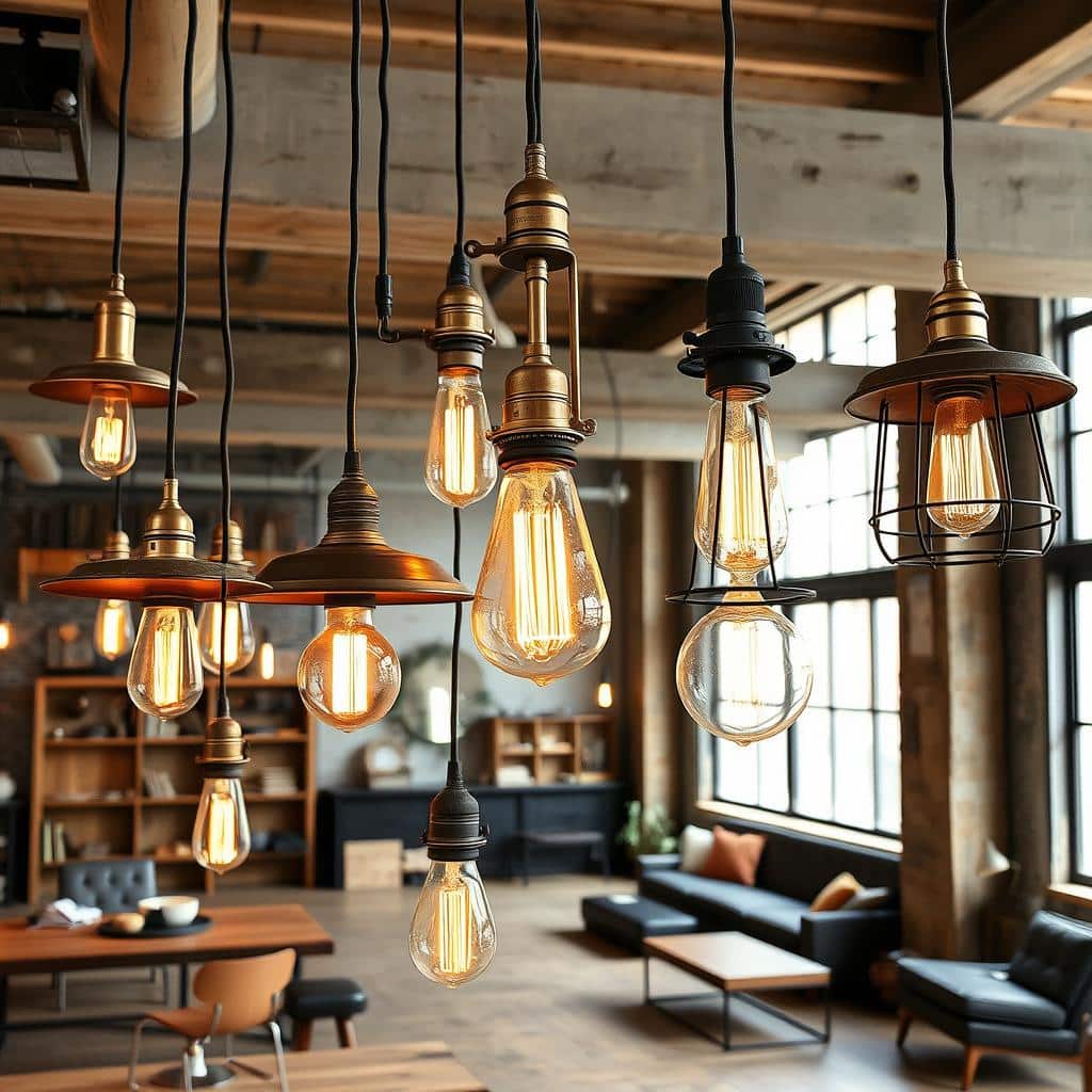 vintage industrial lighting