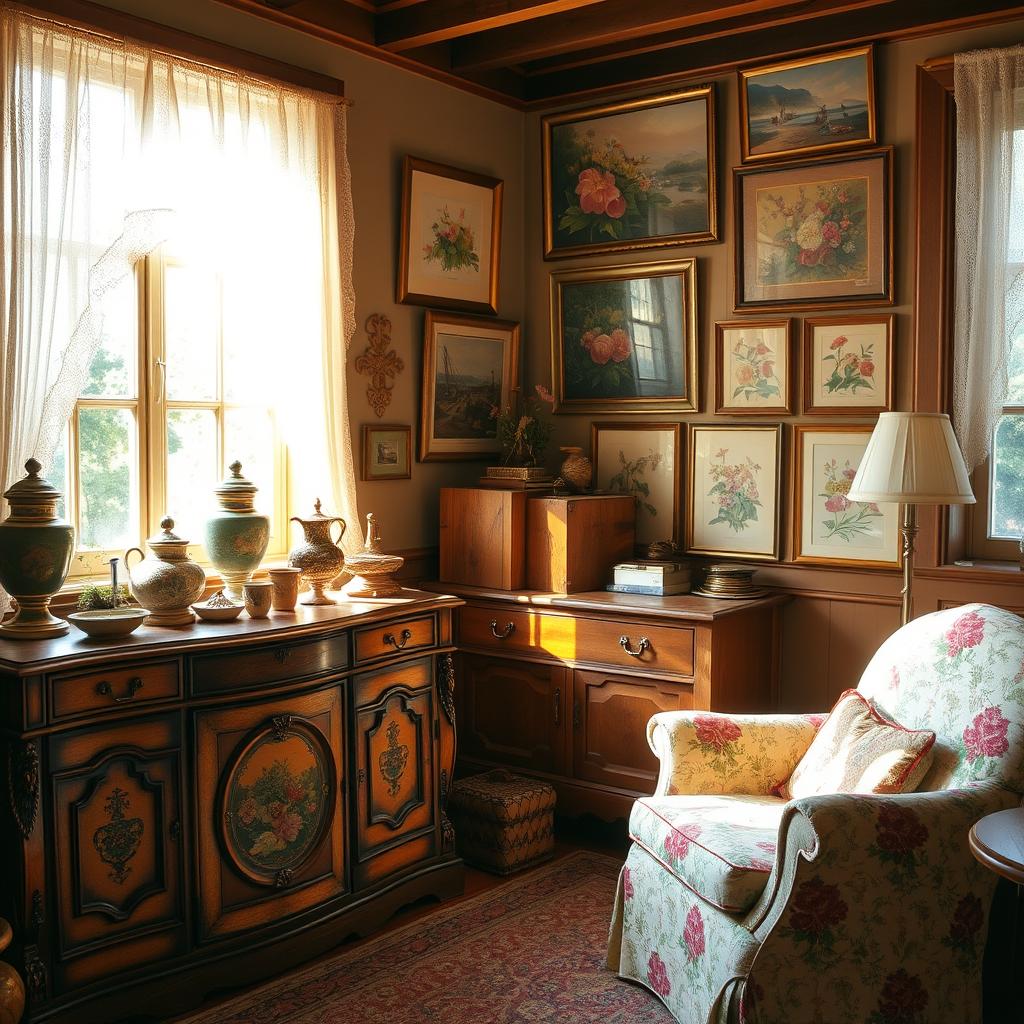 Curating vintage interior design