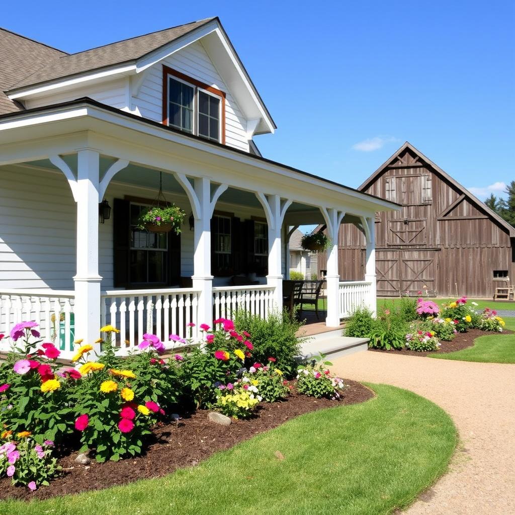 Farmhouse exterior design