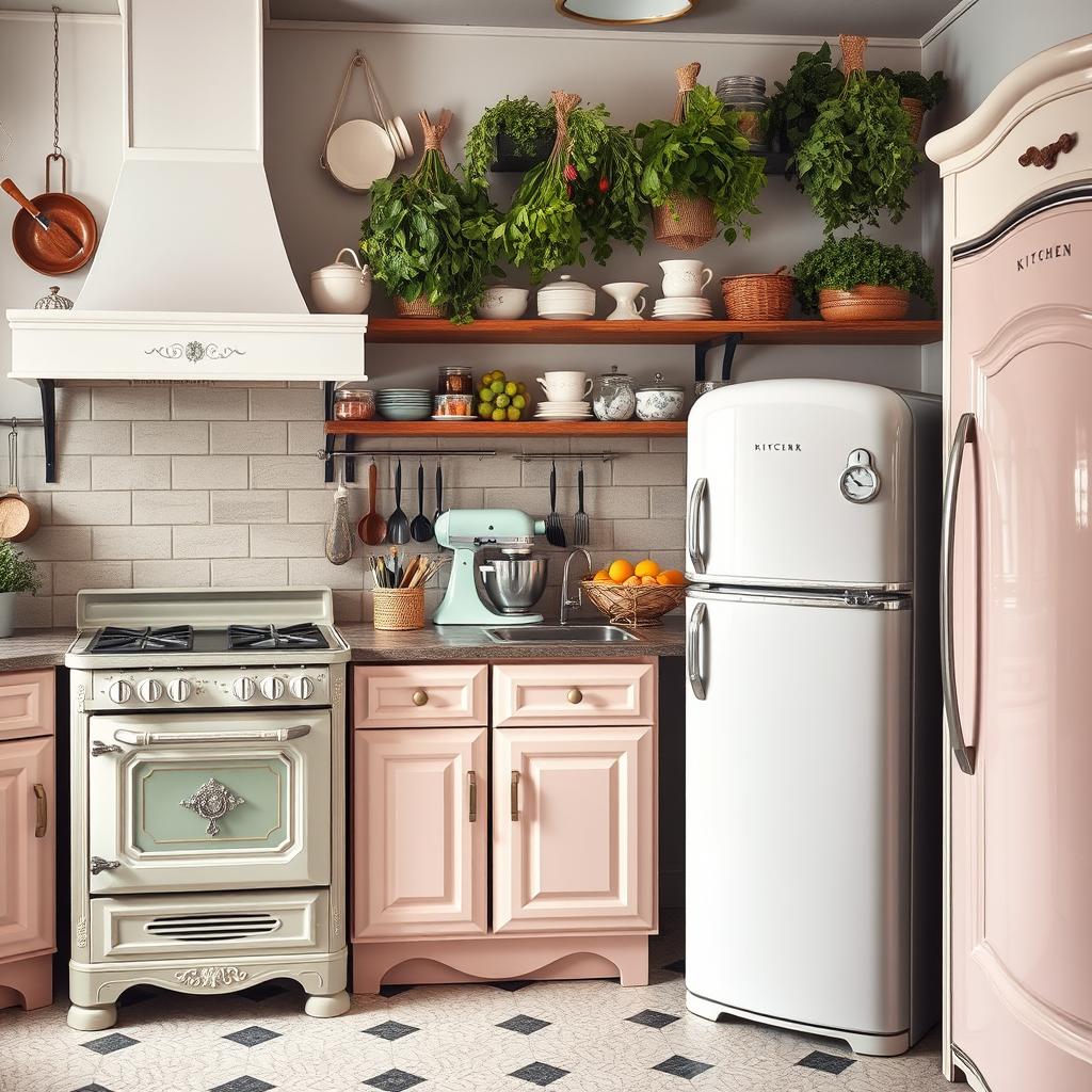 French Parisian kitchen appliances