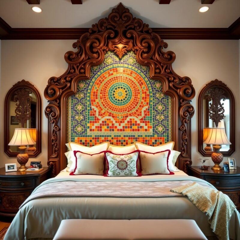 Mediterranean headboard