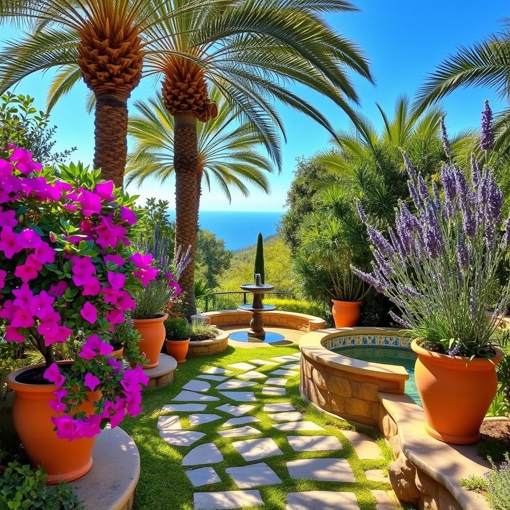 Mediterranean landscaping