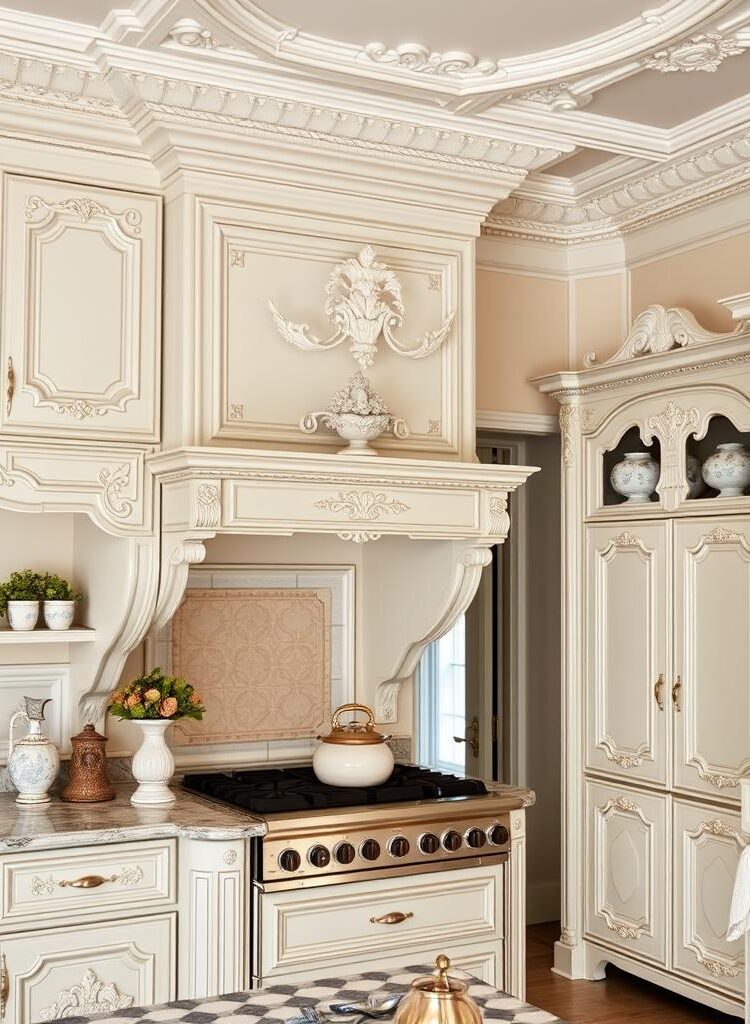 Ornate kitchen details