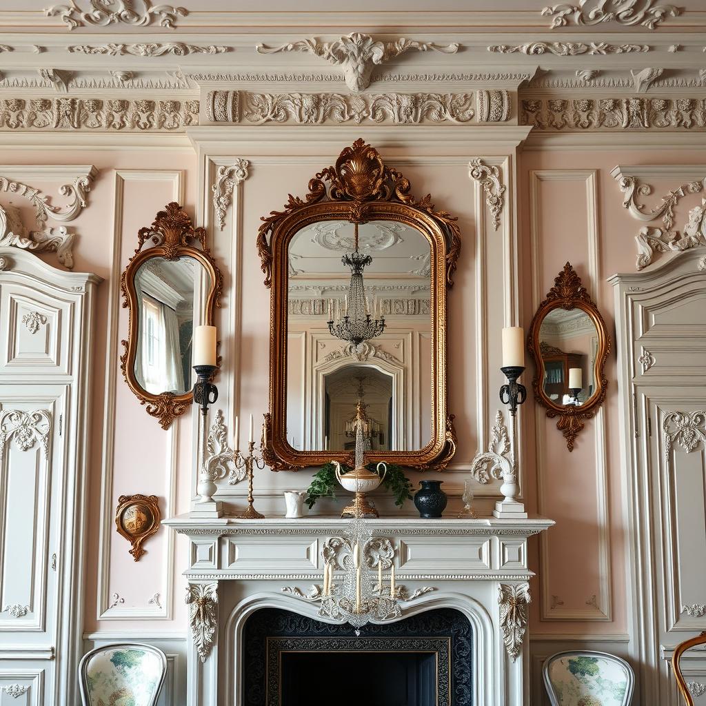 Parisian interior design mirrors