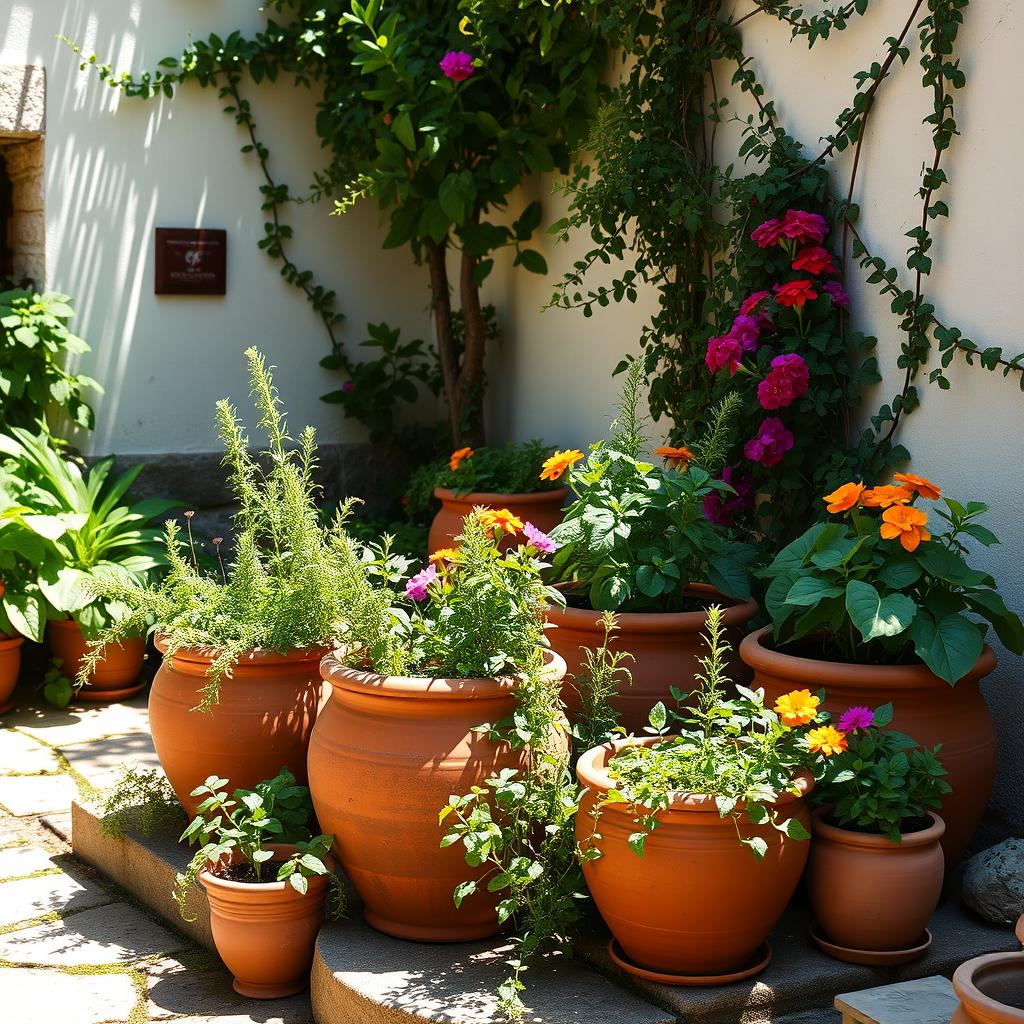 Terracotta pots