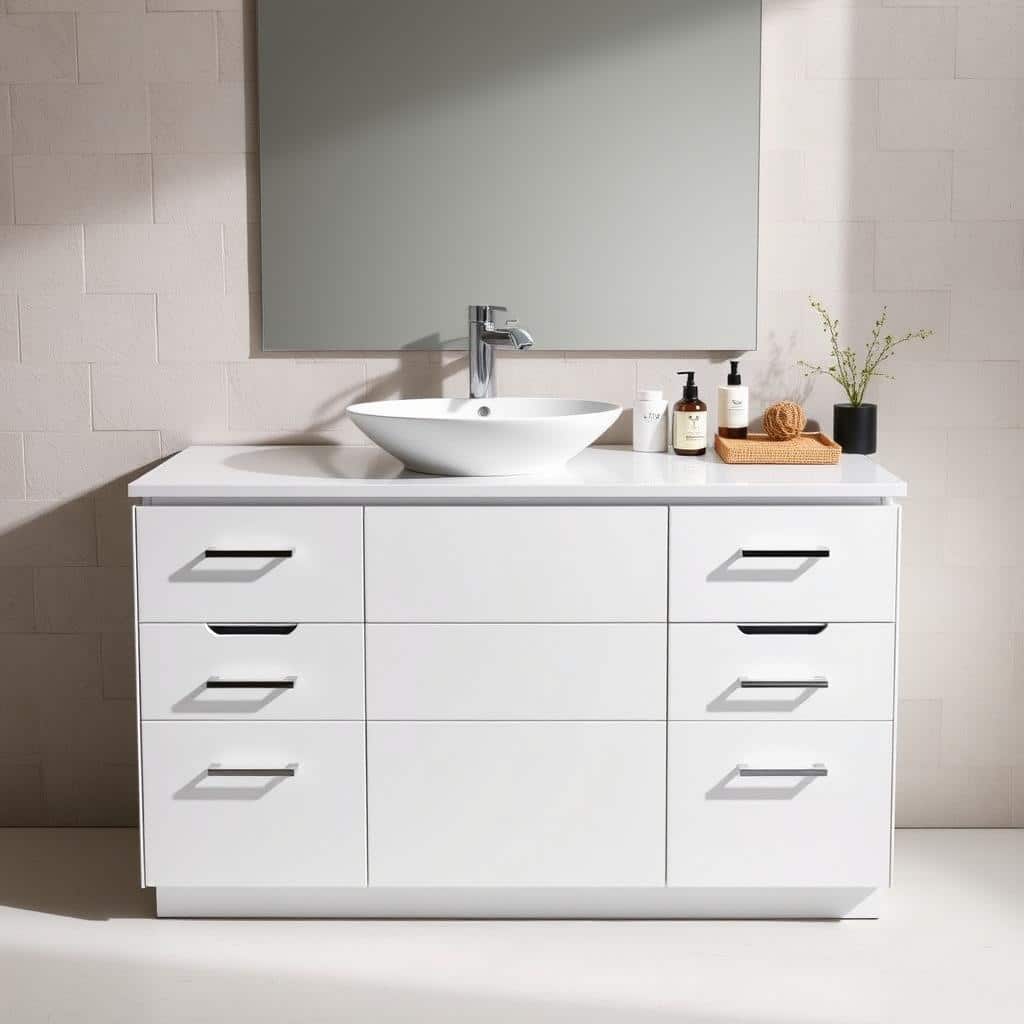 Vanity with drawers