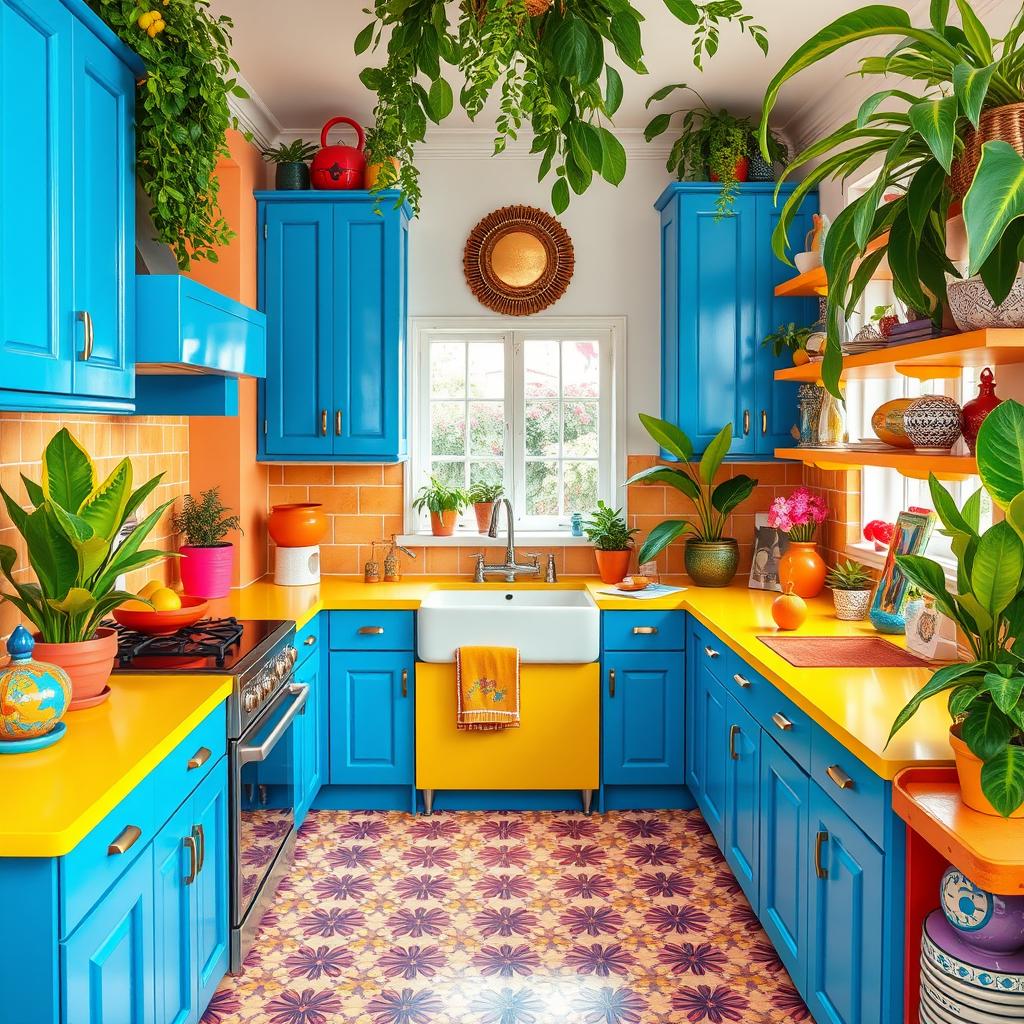 Vibrant kitchen colors