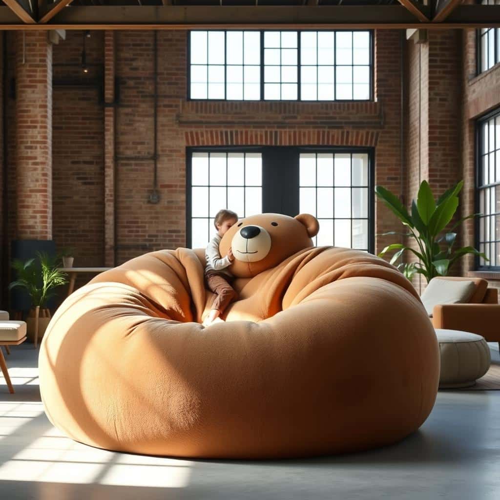 bear-shaped sofa