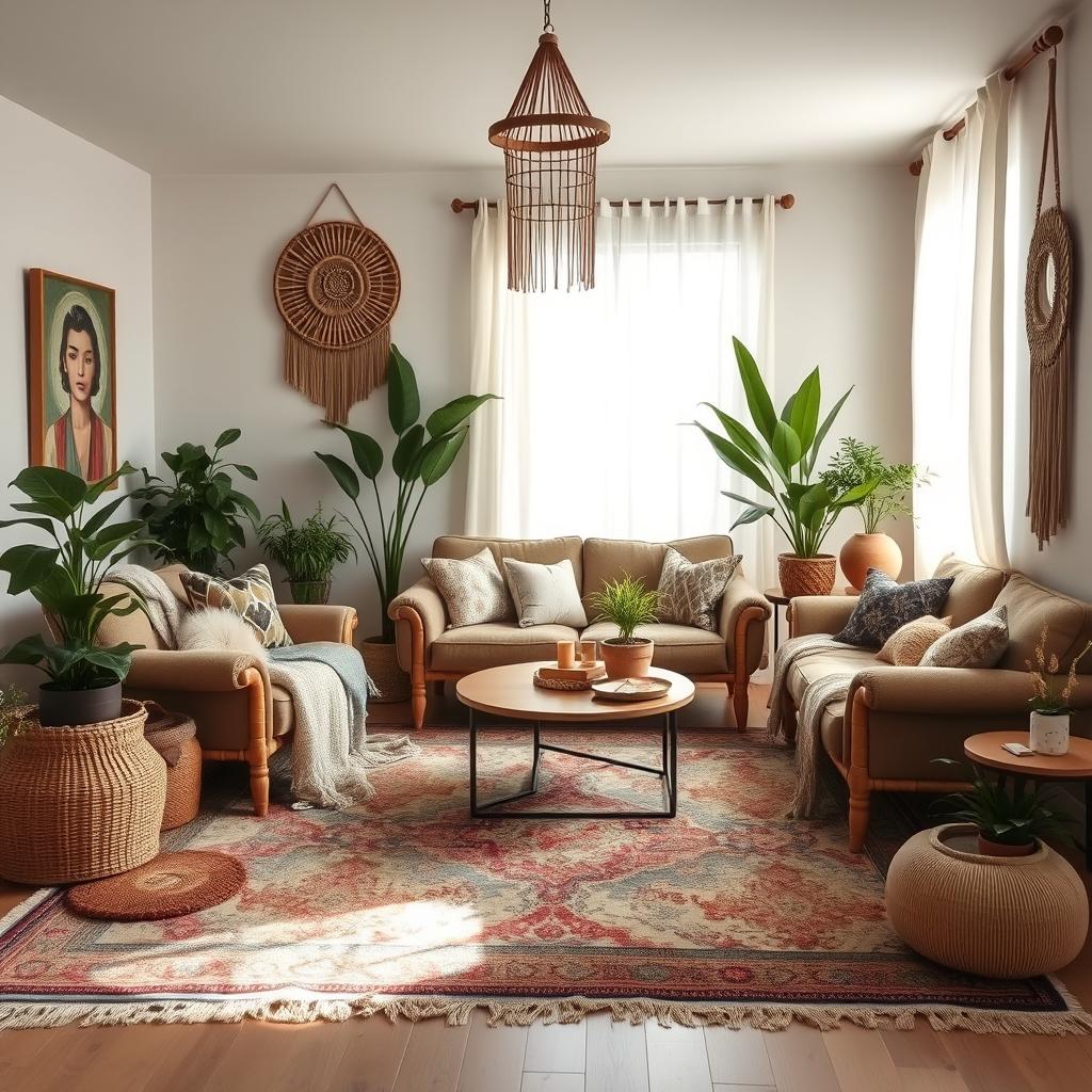 boho living room furniture