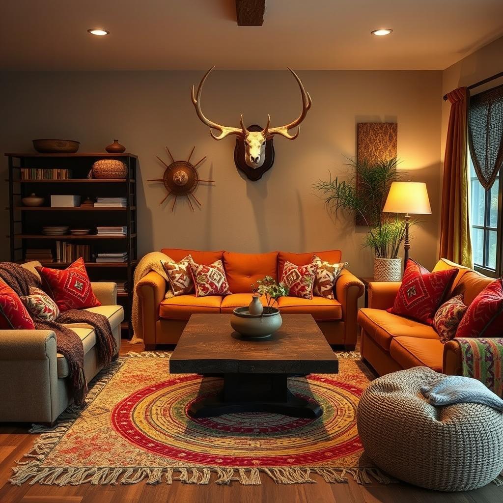 boho living room11