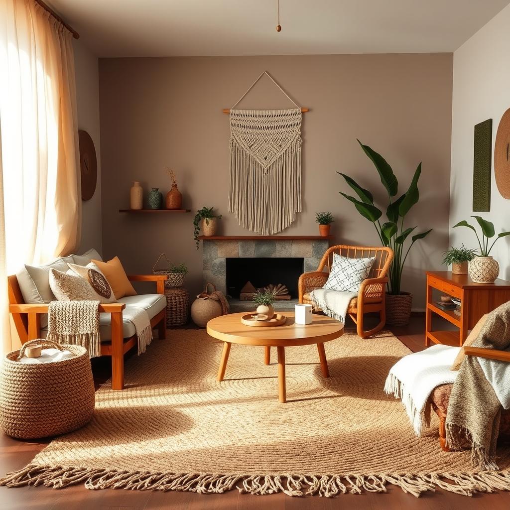 boho living room8