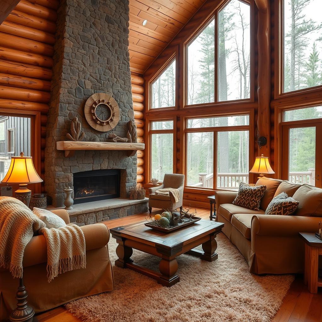 cabin living room
