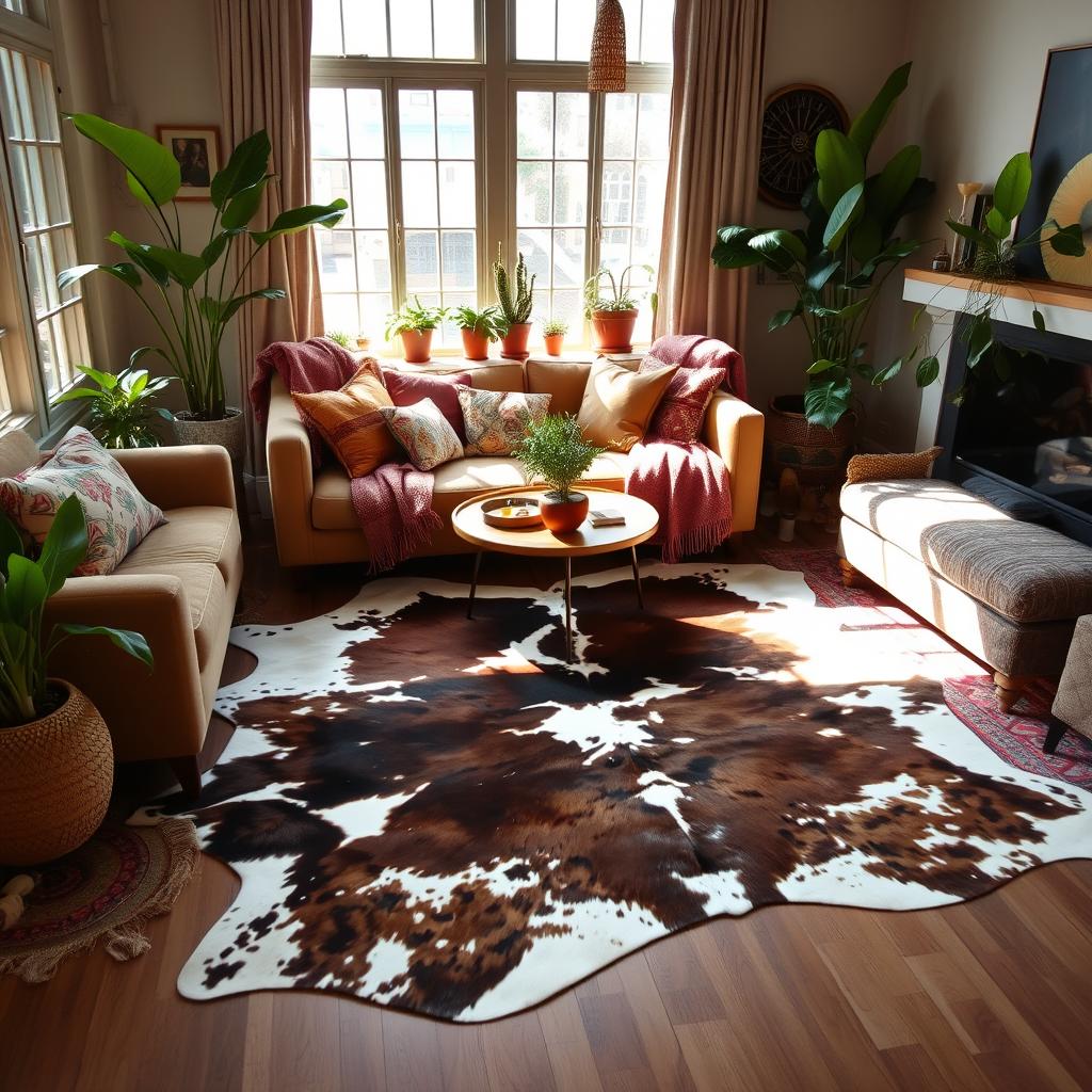 cowhide rug