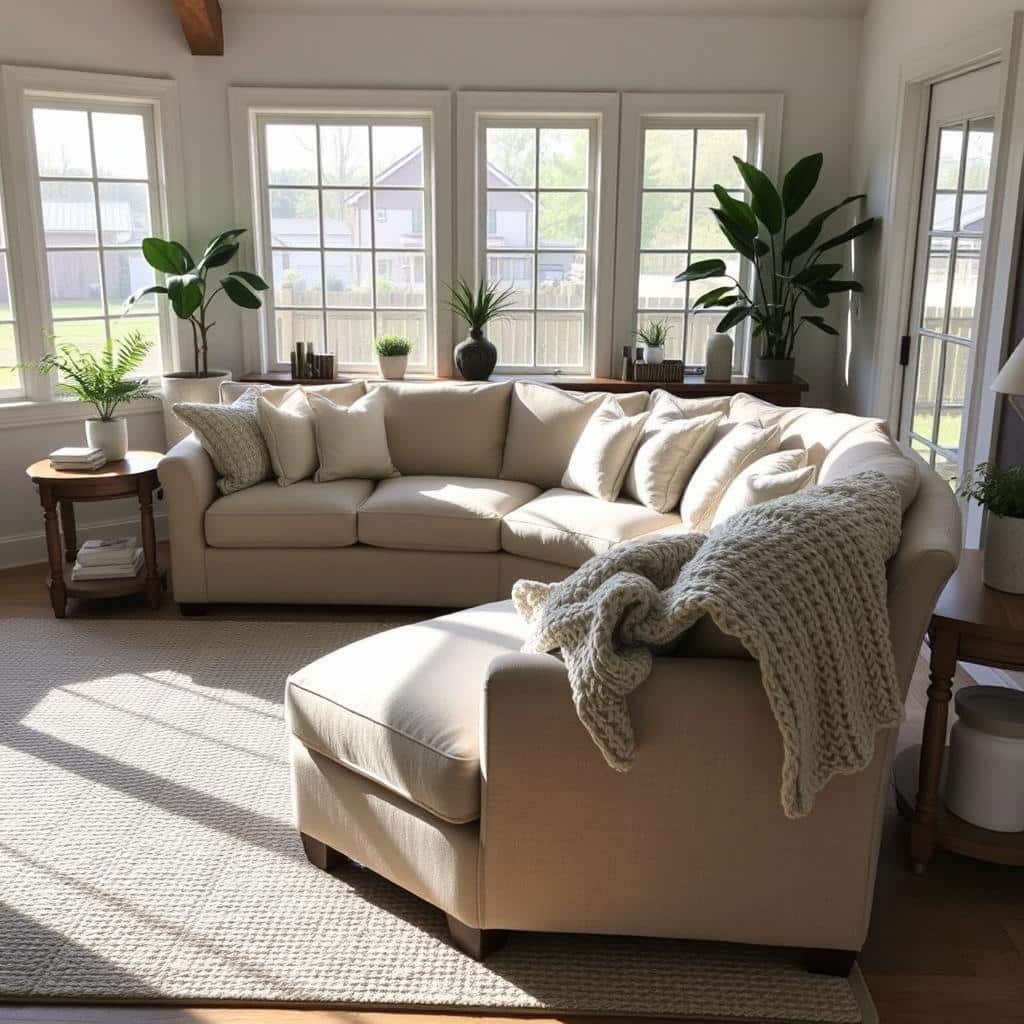 cozy farmhouse seating