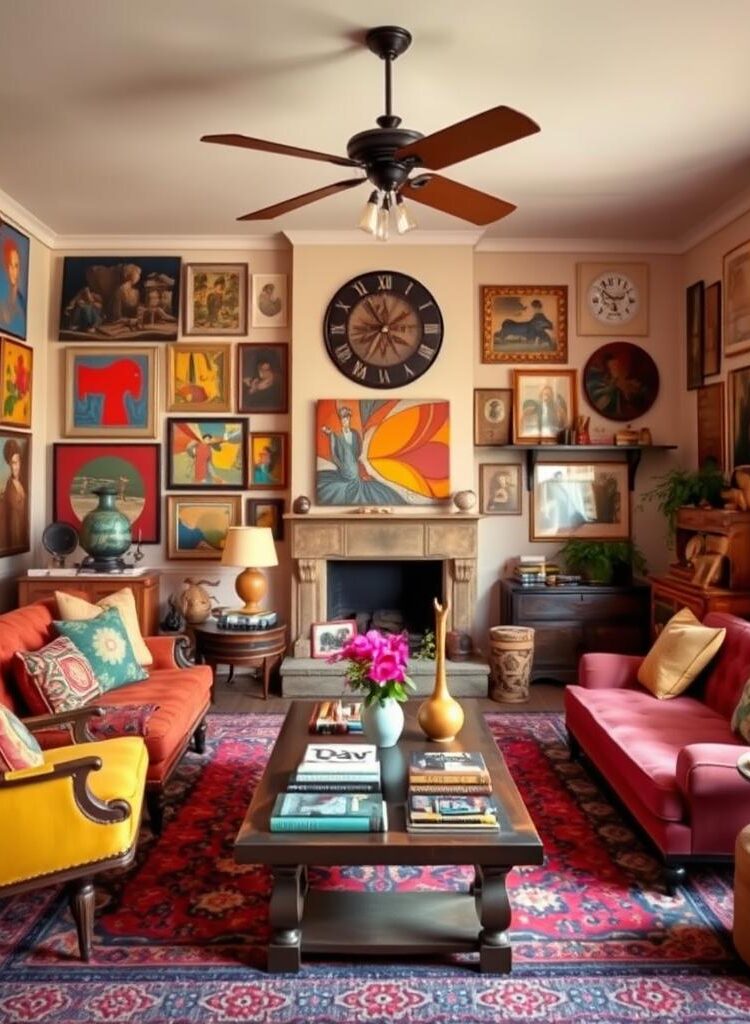 eclectic interior design