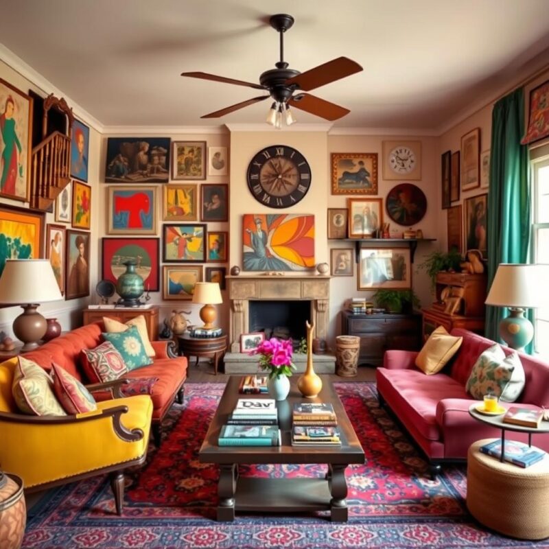 eclectic interior design