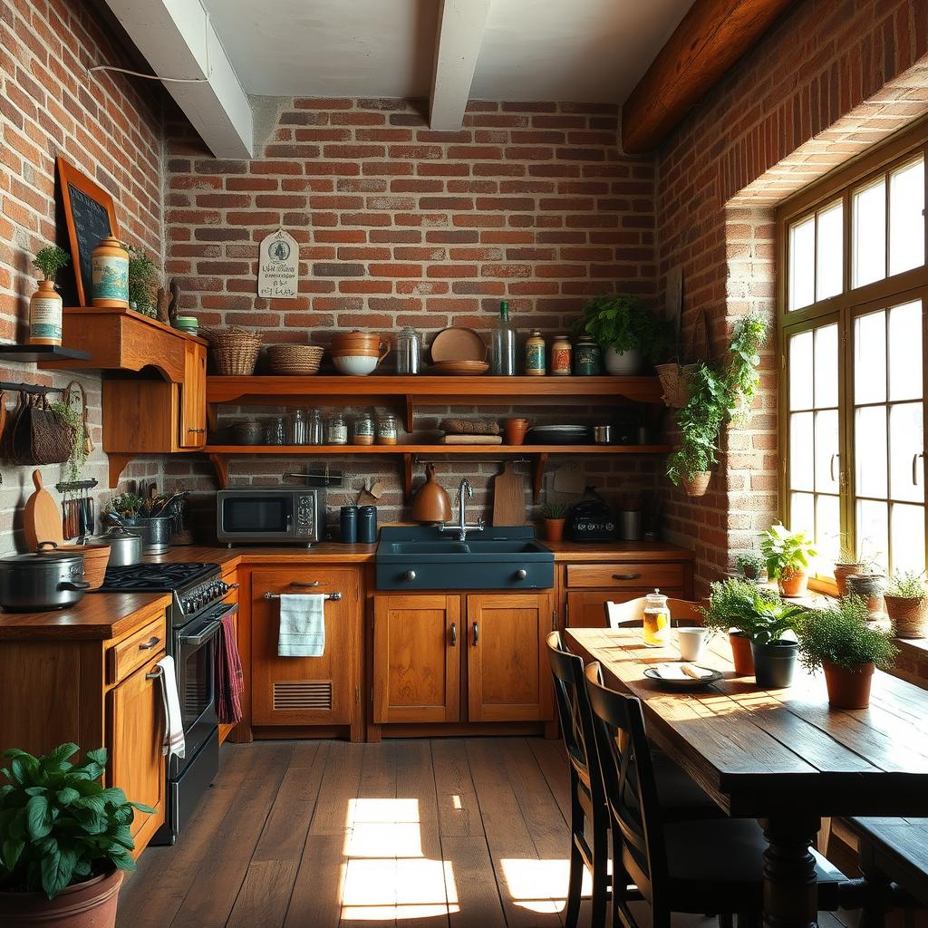 exposed brick