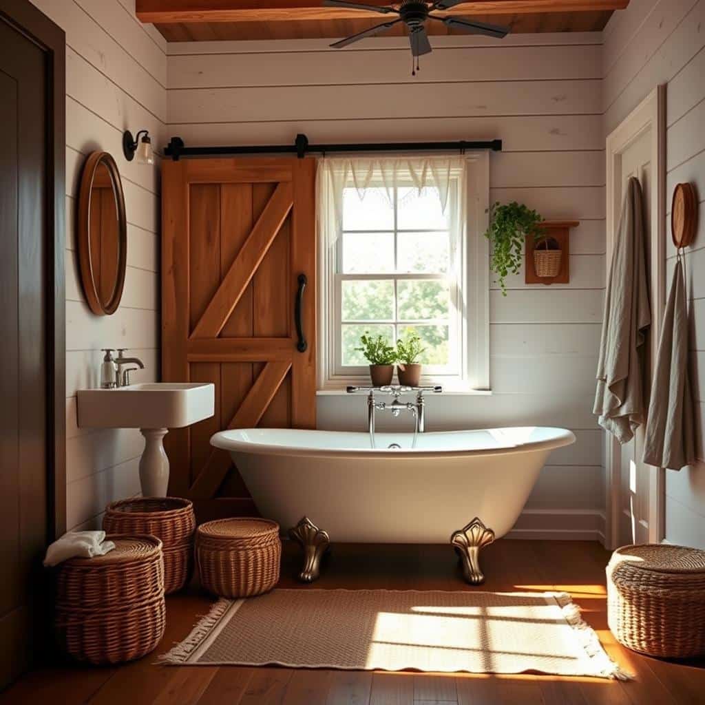 farmhouse bathroom decor