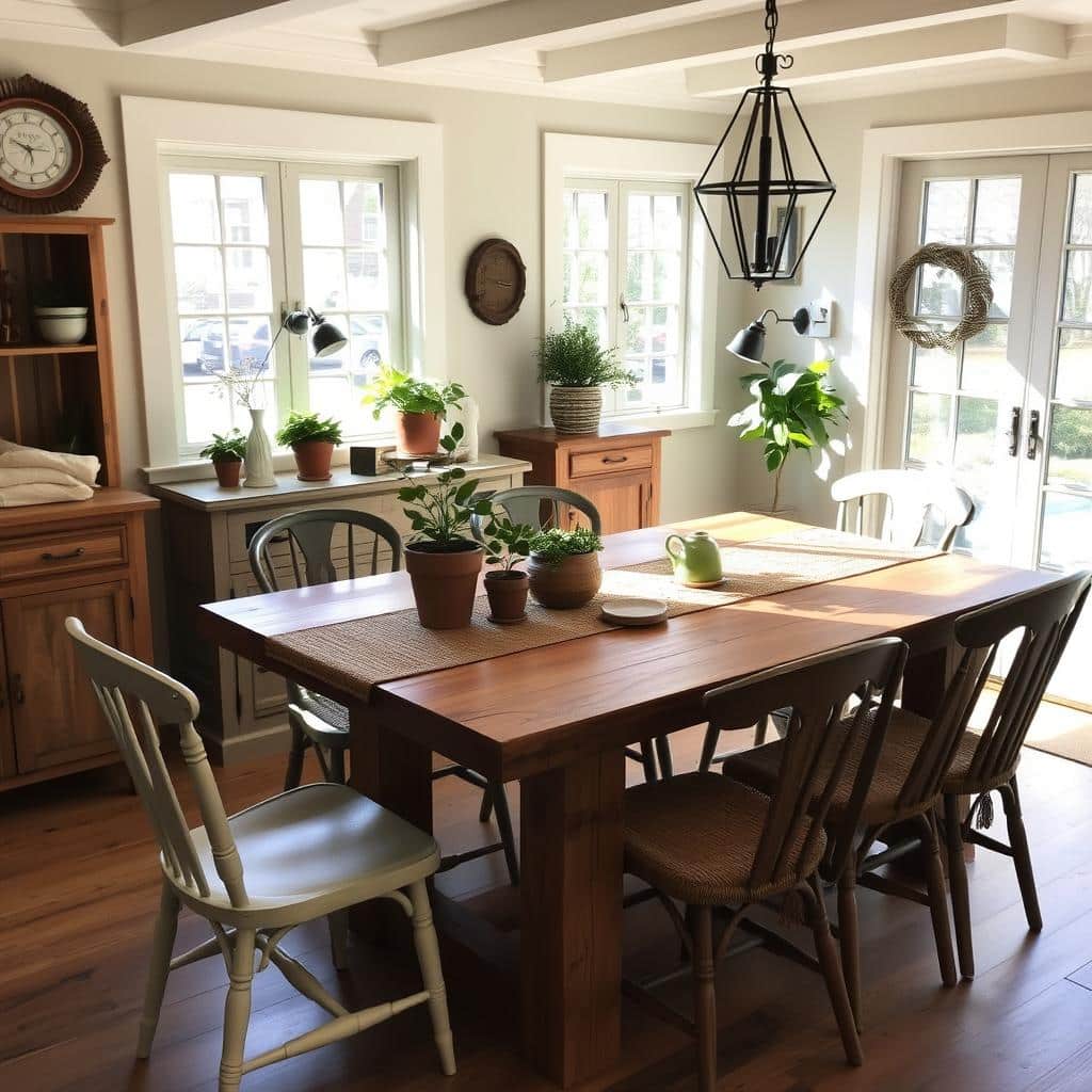 farmhouse dining tables