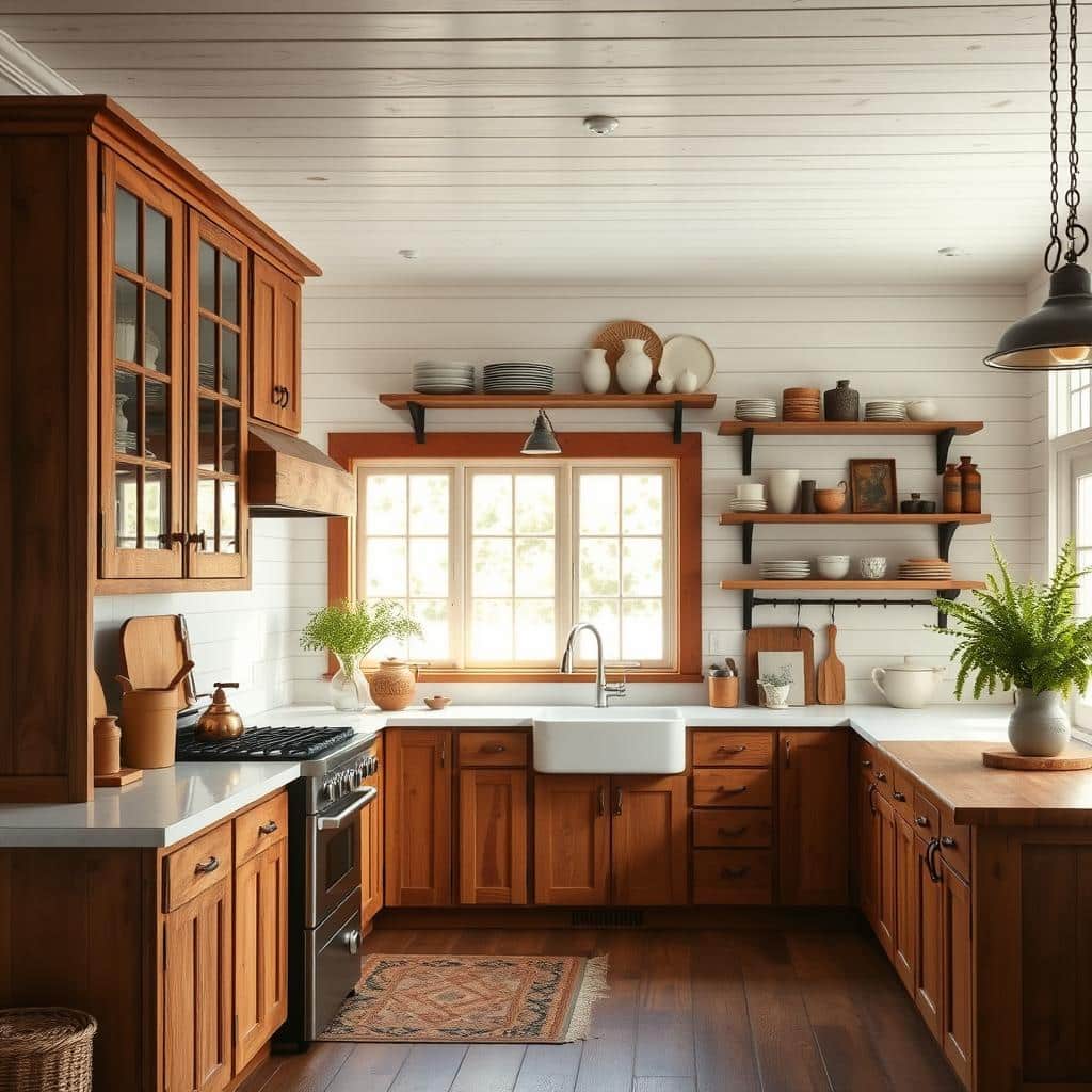 farmhouse kitchen cabinets