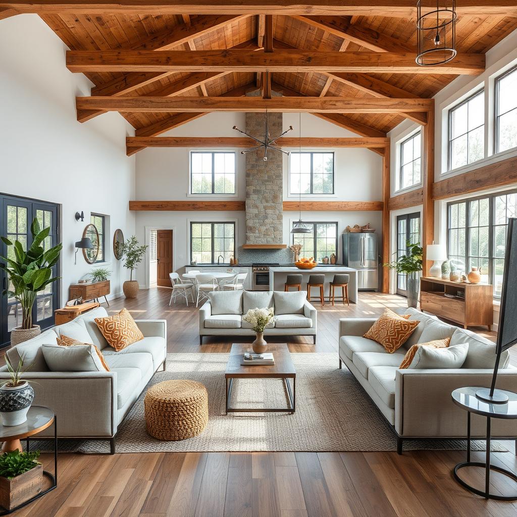 farmhouse modern interior