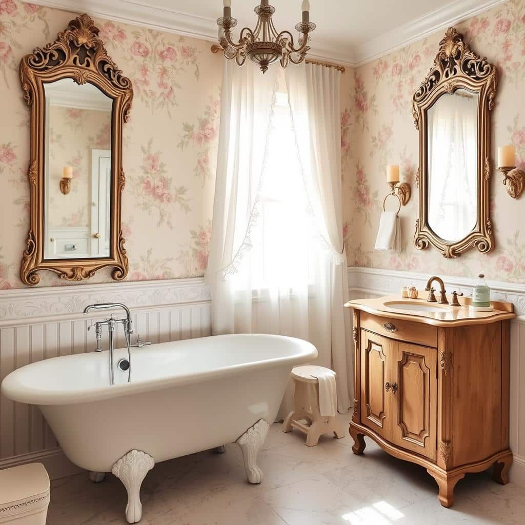 feminine bathroom