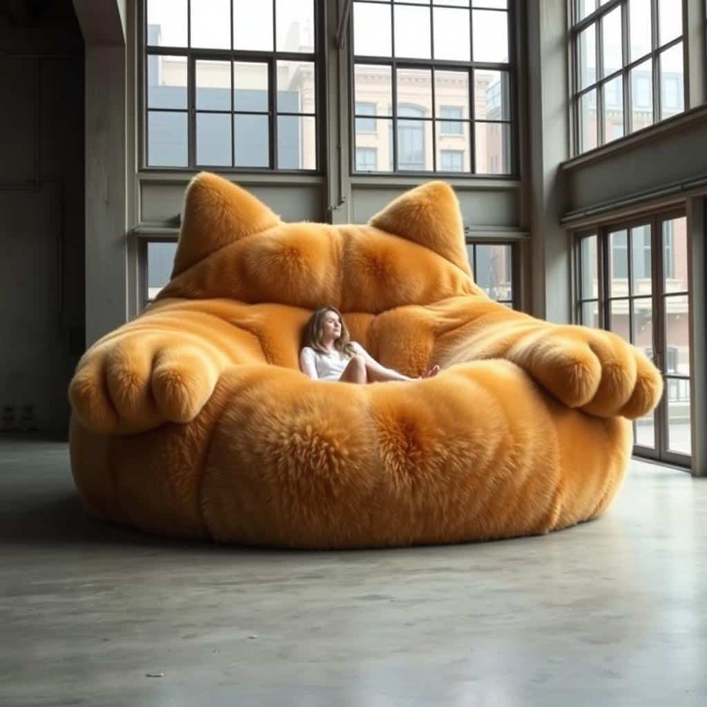 giant cat lounger10