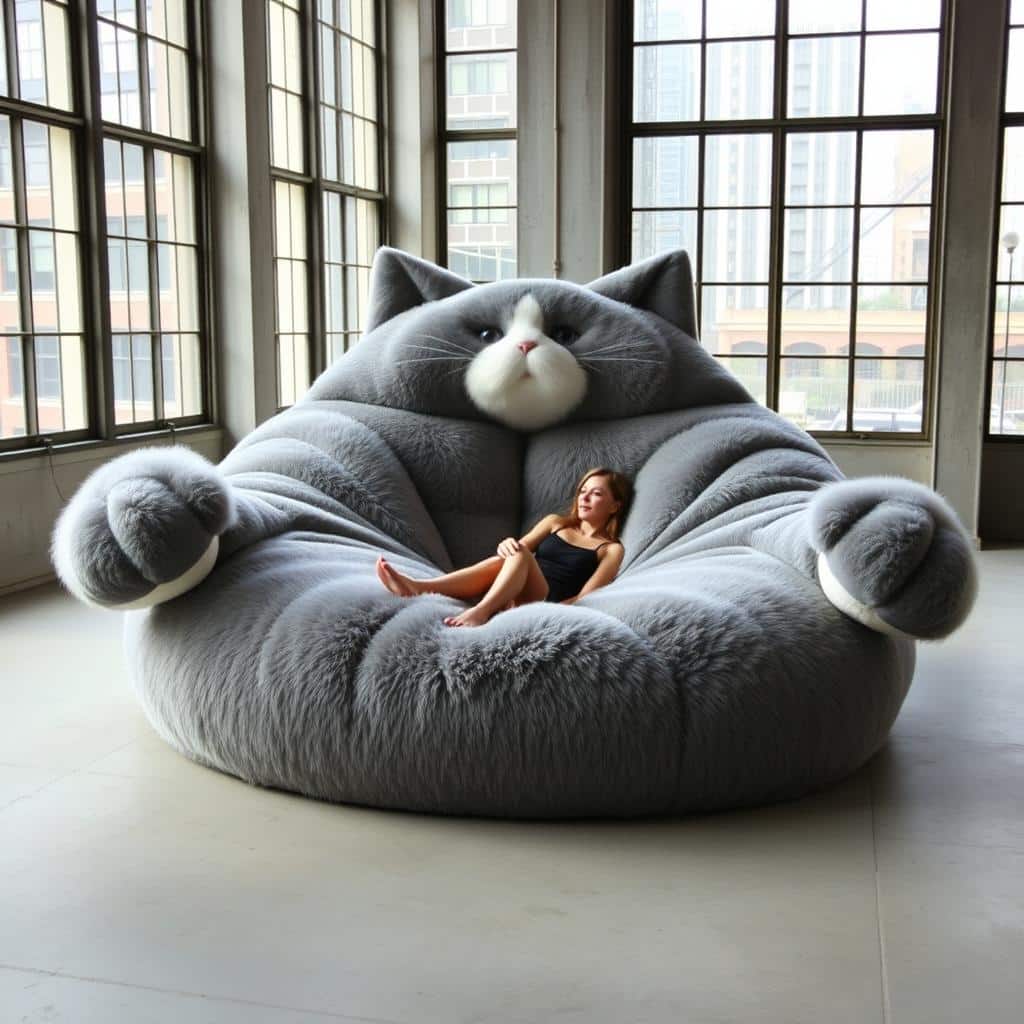 giant cat lounger5