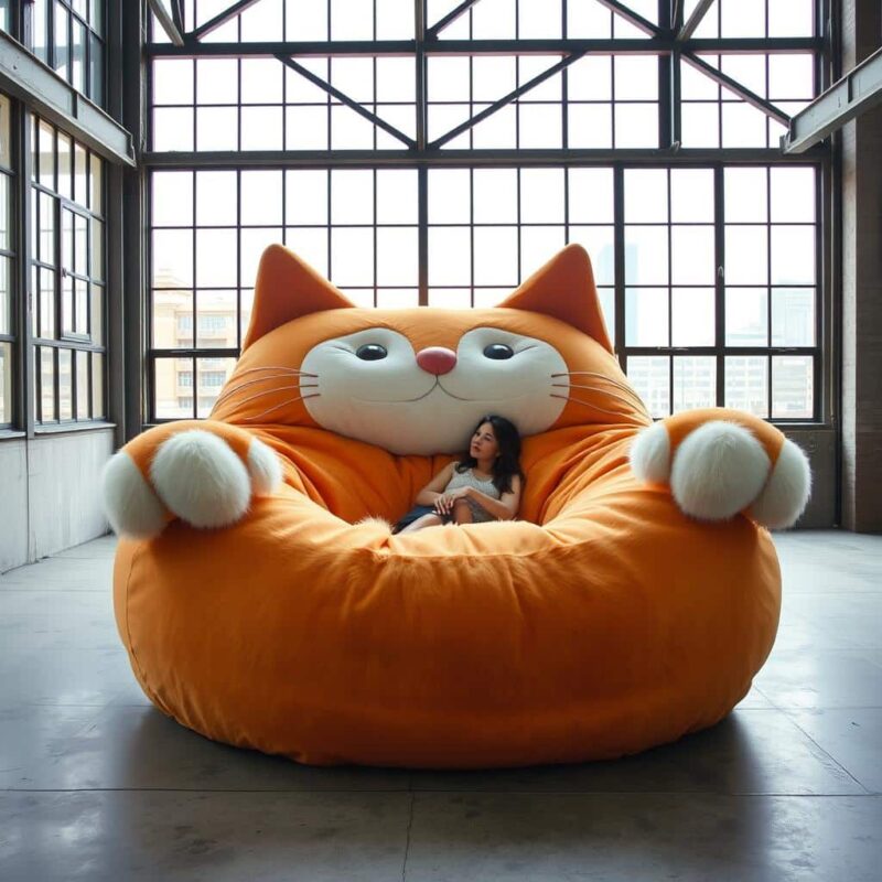 giant cat lounger8