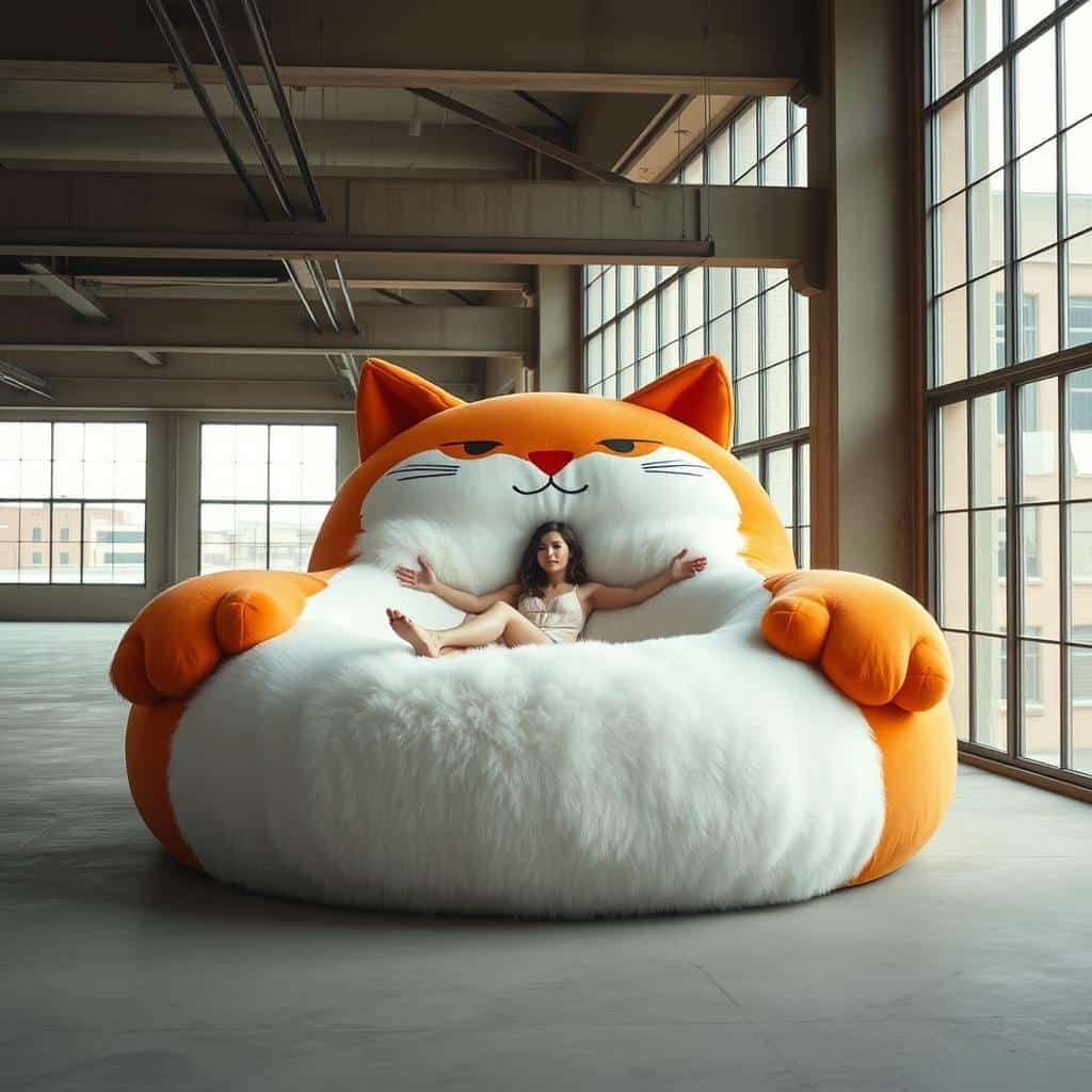 giant cat lounger9