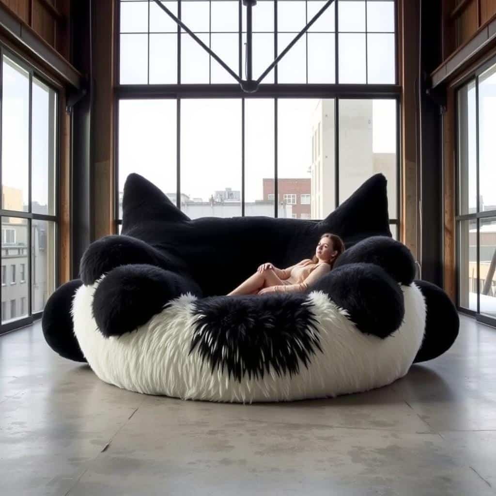 giant sized cat lounger