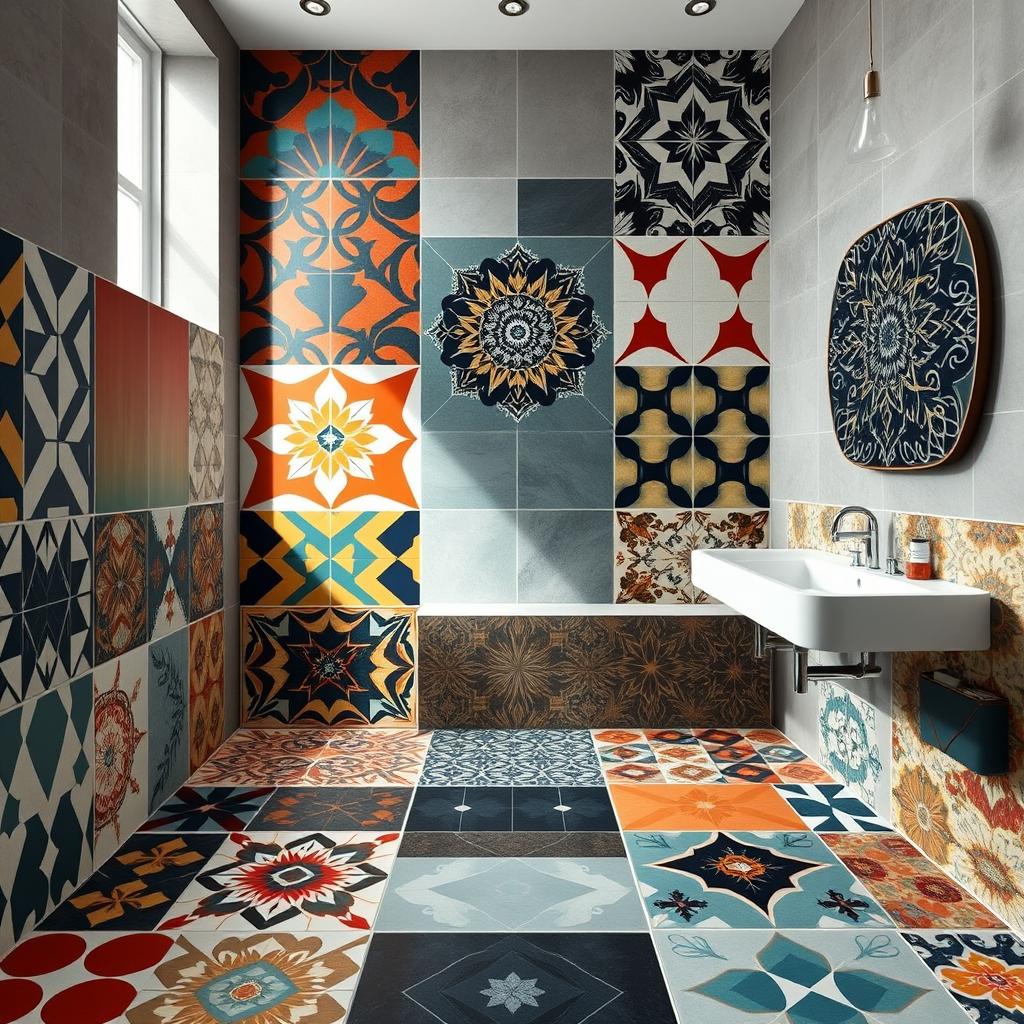 graphic tile patterns