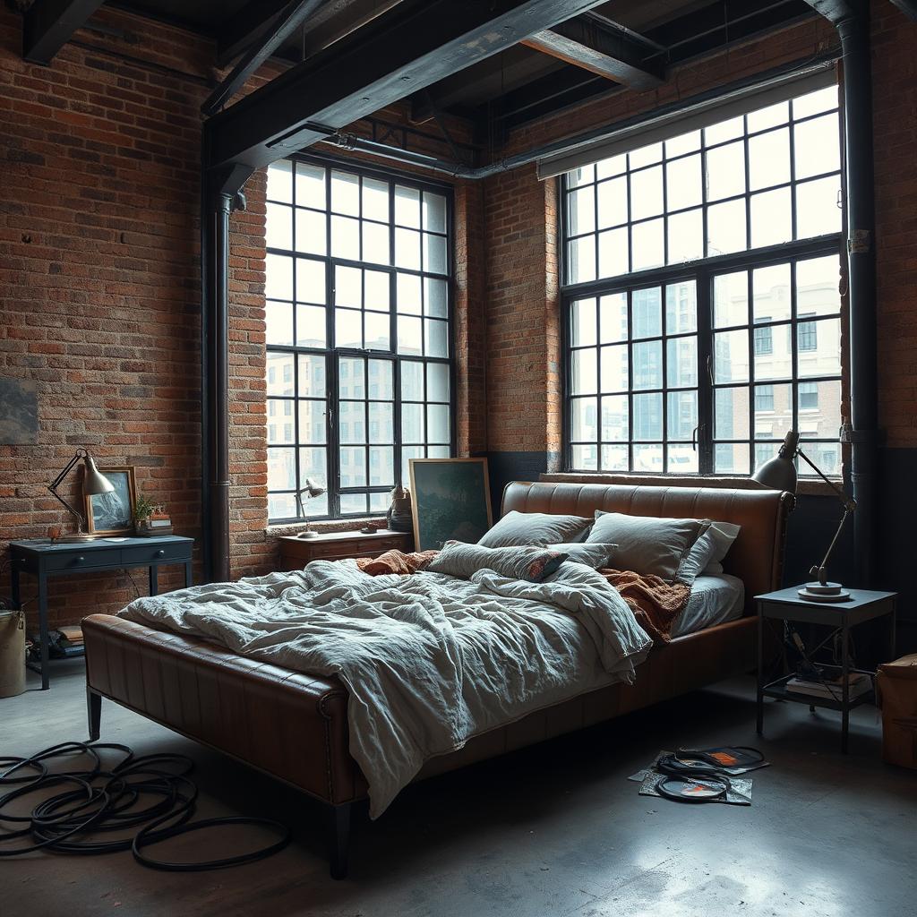 industrial bedroom challenges