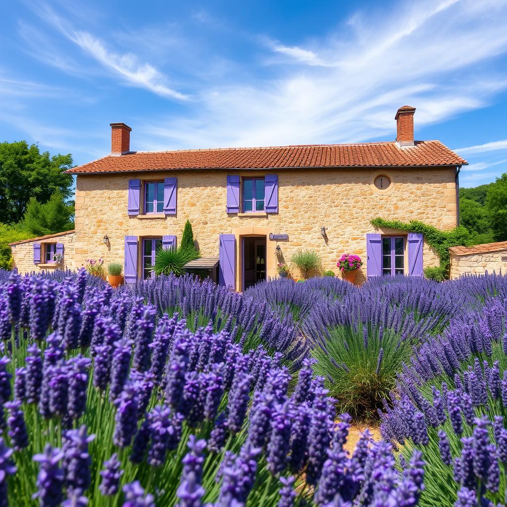 lavender and purple in french country design