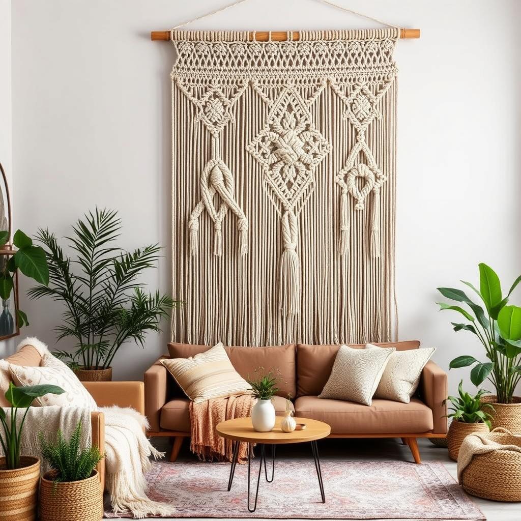 macrame wall hanging