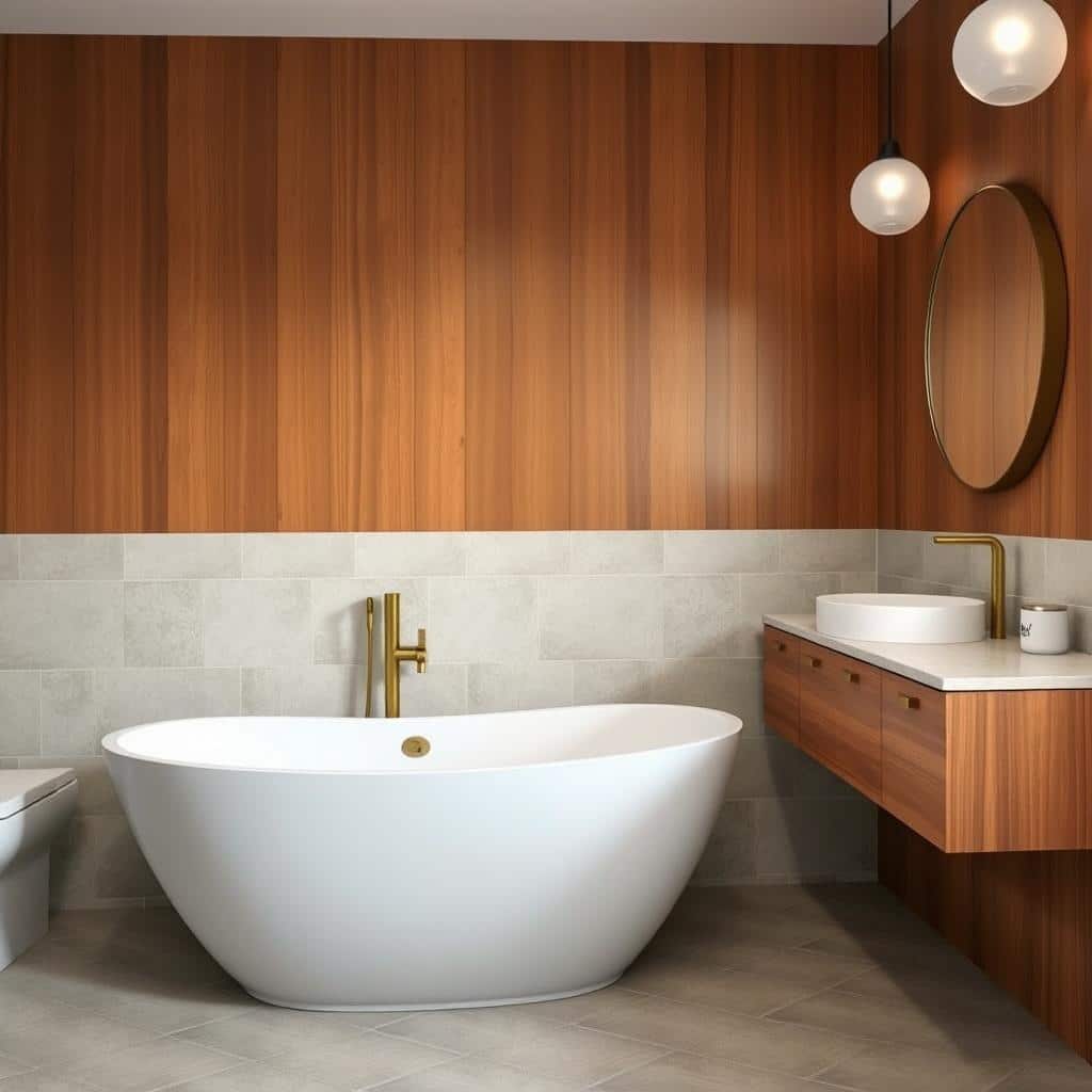 mid-century modern bathroom fixtures