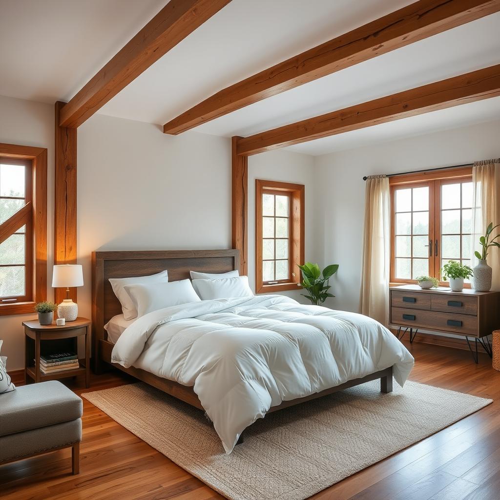 modern farmhouse bedroom