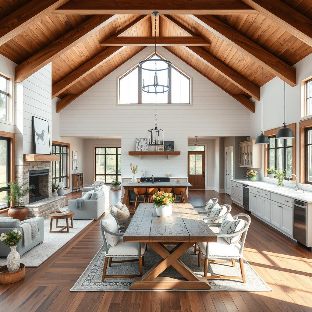 modern farmhouse interior