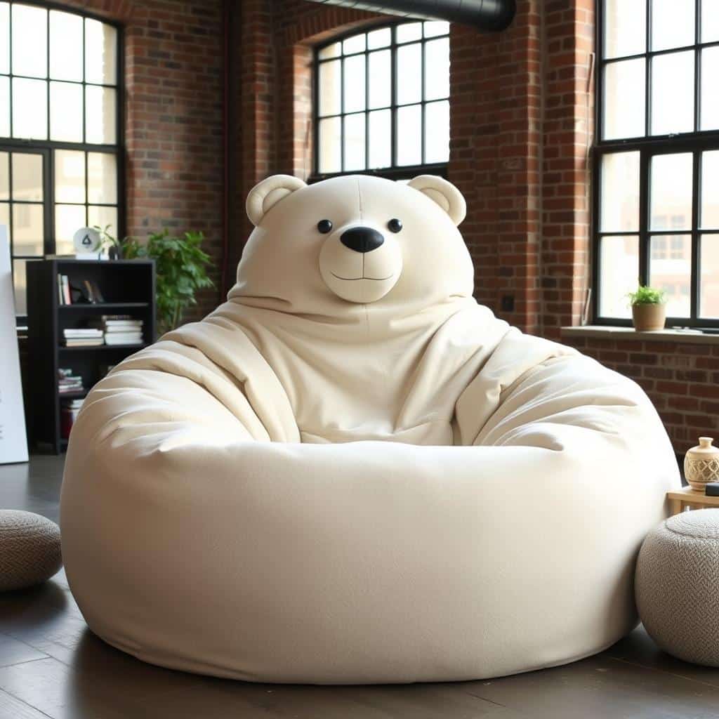 oversized bear lounger