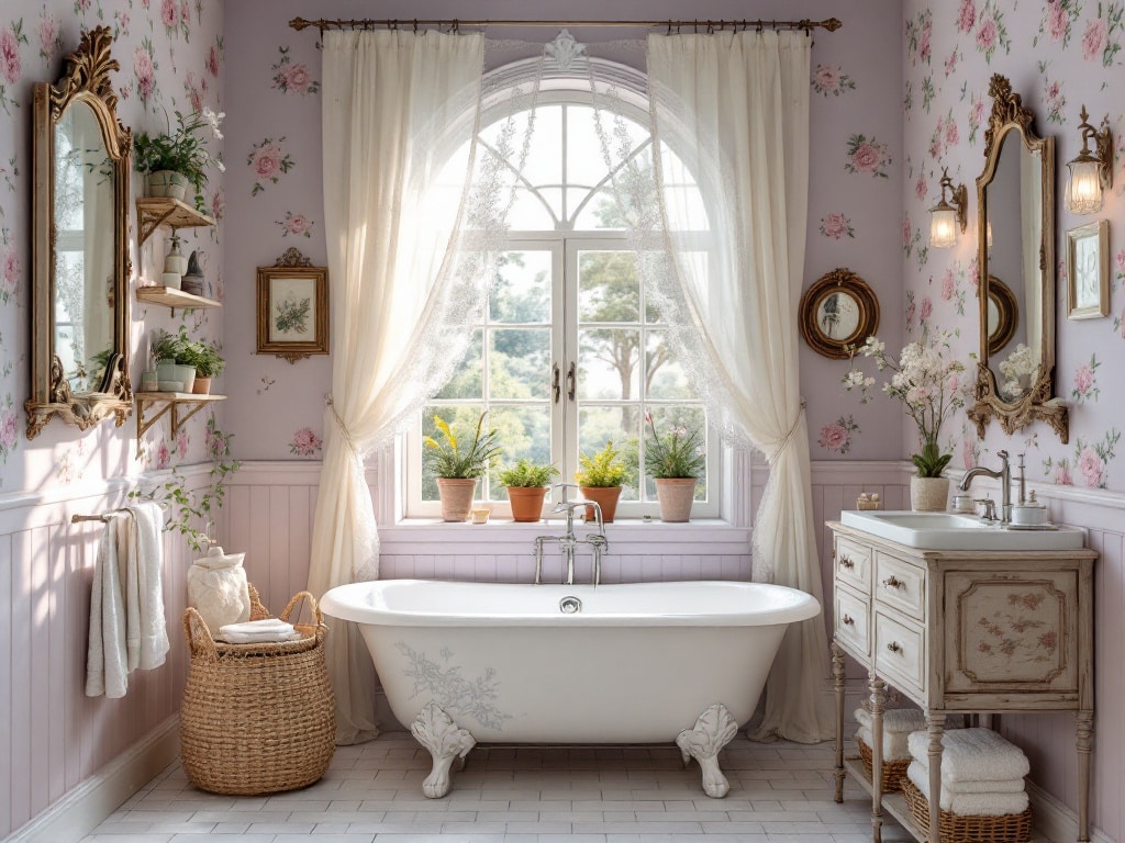 shabby chic bathroom idea