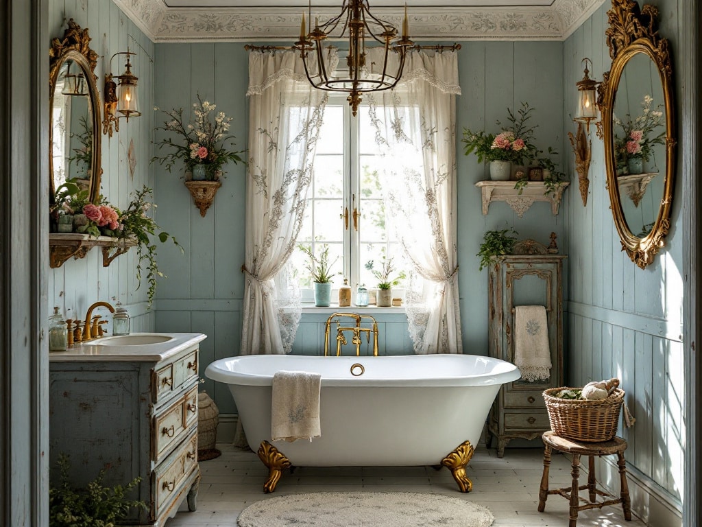 shabby chic bathroom ideas