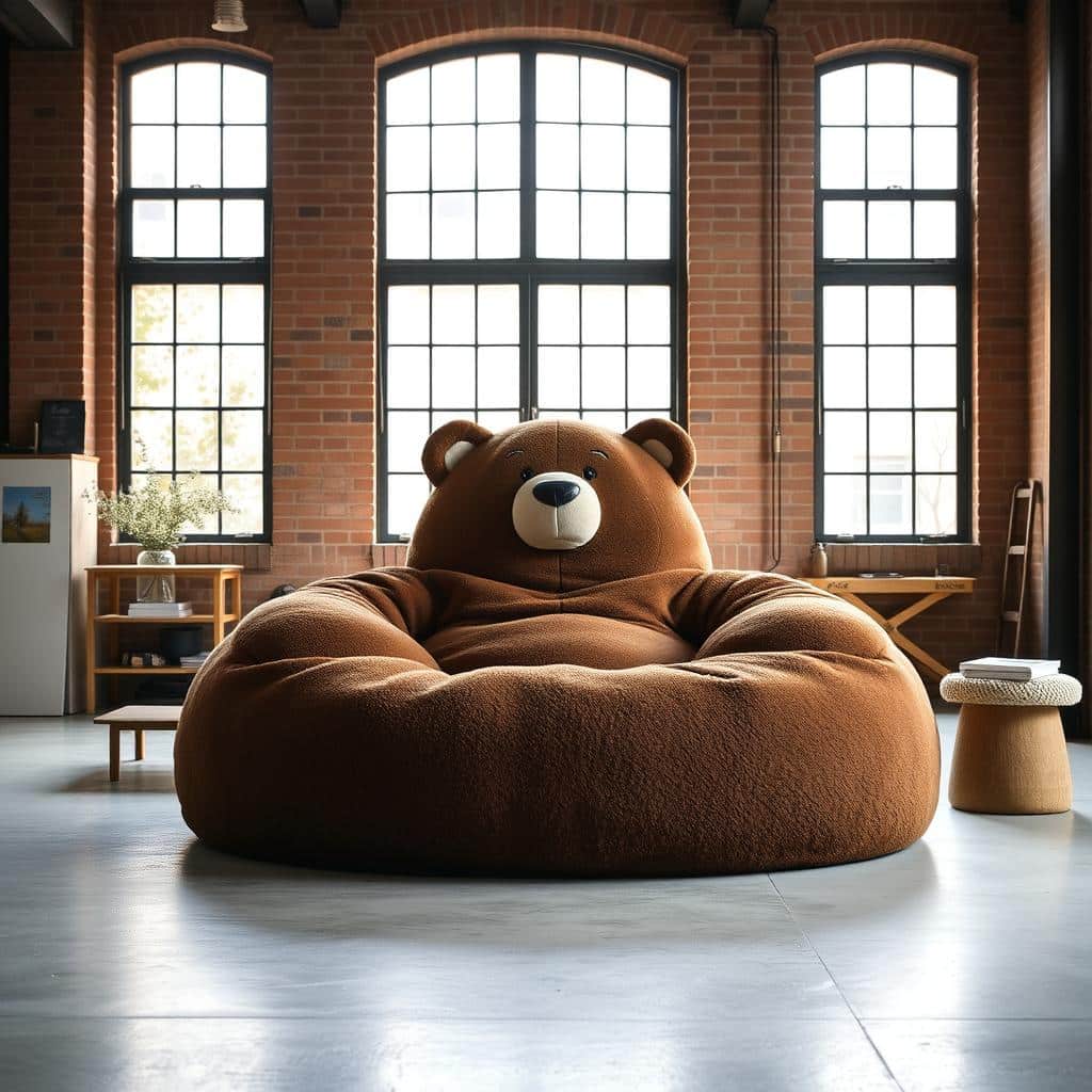 supersized bear lounger