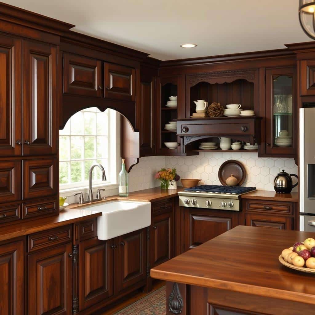 victorian farmhouse cabinets